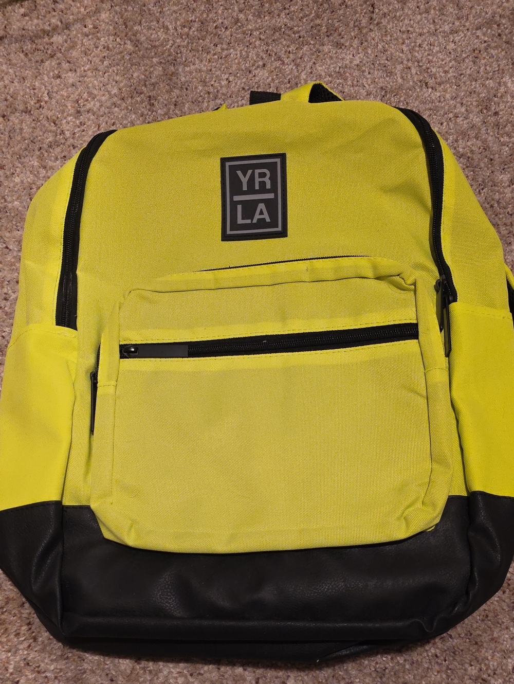 Yellow & Black Y&R Backpack